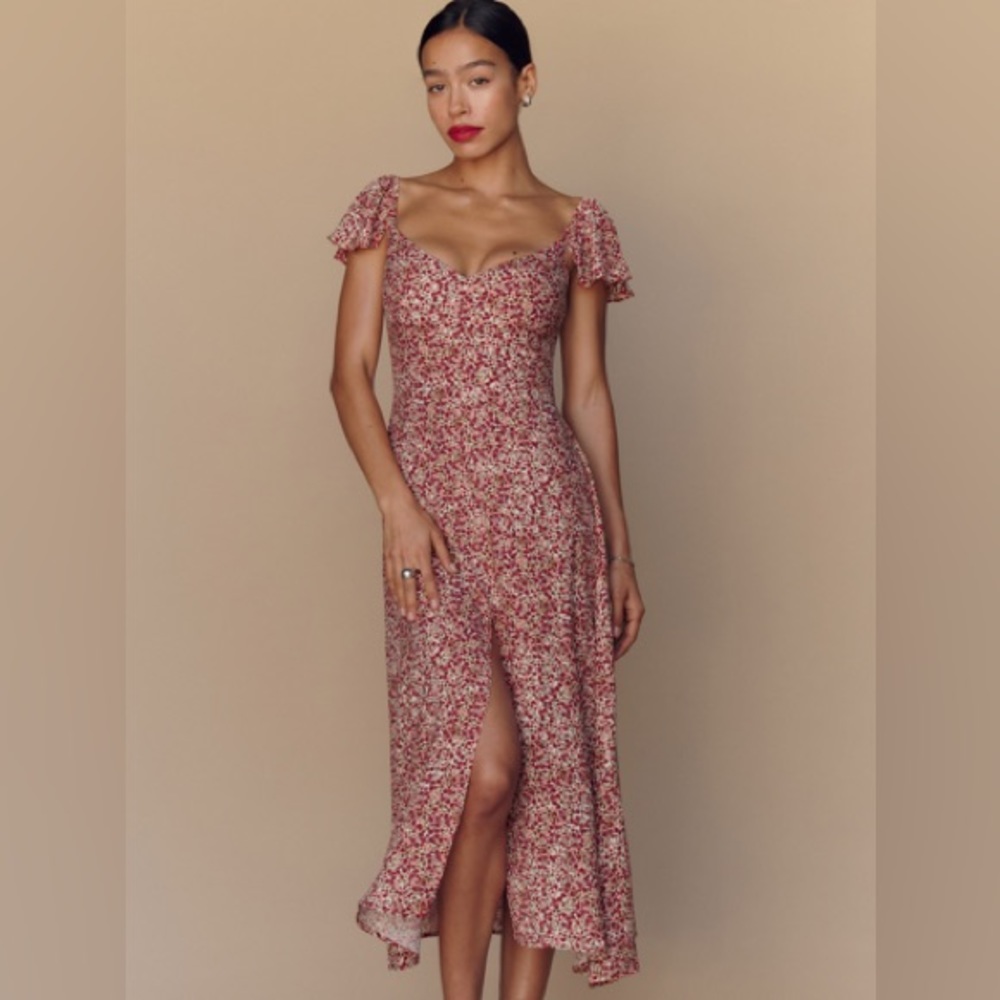 Reformation Baxley Dress LA VIE EN ROSE